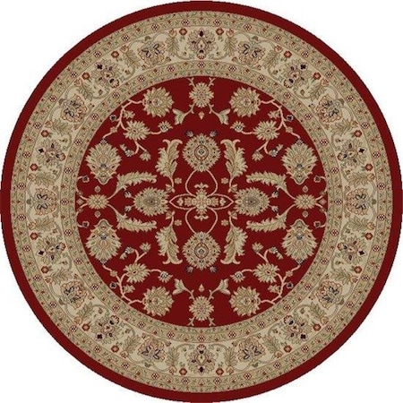 Concord Global Trading Concord Global 44400 5 ft. 3 in. Jewel Antep - Round; Red 44400